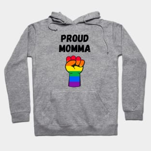 Proud Momma Rainbow Pride T Shirt Design Hoodie